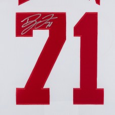 Dylan Larkin Detroit Red Wings Autographed Fanatics Authentic White adidas Jersey with Captain Patch