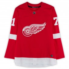 Dylan Larkin Detroit Red Wings Autographed Fanatics Authentic Red adidas Jersey