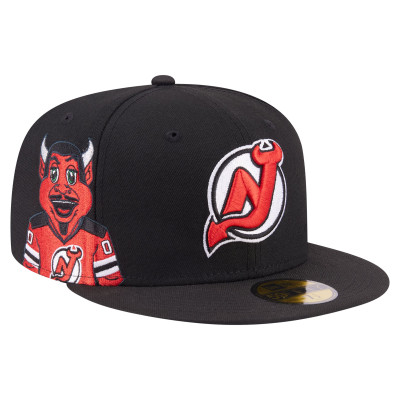 Джерси New Devils New Era Black Active Mascot 59FIFTY Fitted Hat
