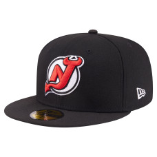 Джерси New Devils New Era Black Active Mascot 59FIFTY Fitted Hat Джерси New Devils New Era Black Active Mascot 59FIFTY Fitted Hat