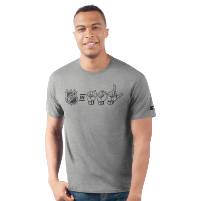 NHL Starter Heather Gray ASL T-Shirt