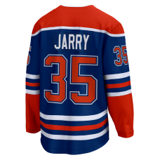 Джерси Edmonton Oilers Tristan Jarry Fanatics Royal Home Premier Breakaway Джерси Edmonton Oilers Tristan Jarry Fanatics Royal Home Premier Breakaway