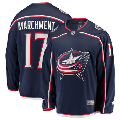 Джерси Columbus Blue Jackets Mason Marchment Fanatics Navy Home Premier Breakaway