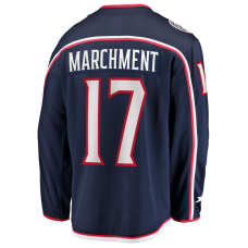 Джерси Columbus Blue Jackets Mason Marchment Fanatics Navy Home Premier Breakaway