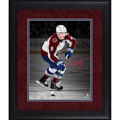 Cale Makar Colorado Avalanche Facsimile Signature Fanatics Authentic Framed 11 x 14 Spotlight Photograph