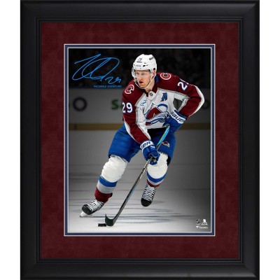 Nathan MacKinnon Colorado Avalanche Facsimile Signature Fanatics Authentic Framed 11 x 14 Spotlight Photograph