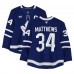 Auston Matthews Toronto Maple Leafs Autographed Fanatics Authentic Game-Used #34 Blue Jersey from the 2024-25 NHL Season with GU 2024-25 Season Inscription - NF70452344
