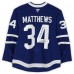 Auston Matthews Toronto Maple Leafs Autographed Fanatics Authentic Game-Used #34 Blue Jersey from the 2024-25 NHL Season with GU 2024-25 Season Inscription - NF70452344