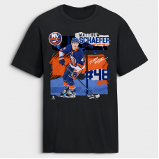 New York Islanders Matthew Schaefer Black Fresh Ice T-Shirt