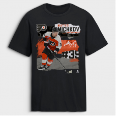 Philadelphia Flyers Matvei Michkov Black Fresh Ice T-Shirt