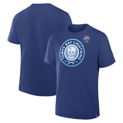 Tampa Bay Lightning Blue 2026 NHL Stadium Series Secondary Logo T-Shirt