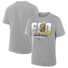 Nashville Predators Steven Stamkos Gray 600th Career Goal T-Shirt
