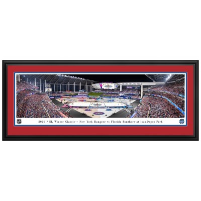 Florida Panthers 2026 NHL Winter Classic Deluxe Framed Panorama Photograph