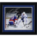 Фото с автографом Auston Matthews Toronto Maple Leafs Fanatics Authentic 8" x 10" Tying Franchise Goal Record Spotlight