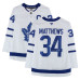 Джерси с автографом Auston Matthews Toronto Maple Leafs Fanatics Authentic White Fanatics Premium with "421G 1-3-26" Inscription