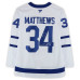 Джерси с автографом Auston Matthews Toronto Maple Leafs Fanatics Authentic White Fanatics Premium with "421G 1-3-26" Inscription