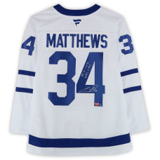 Джерси с автографом Auston Matthews Toronto Maple Leafs Fanatics Authentic White Fanatics Premium with Multiple Inscriptions - Limited Edition of 25 Джерси с автографом Auston Matthews Toronto Maple Leafs Fanatics Authentic White Fanatics Premium with Multiple Inscriptions - Limited Edition of 25