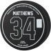 Шайба Auston Matthews Toronto Maple Leafs Autographed Fanatics Authentic Franchise Goal Leader - Limited Edition of 134