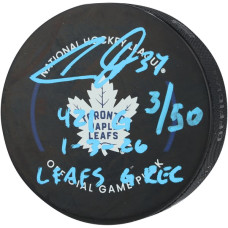 Шайба Auston Matthews Toronto Maple Leafs Autographed Fanatics Authentic with Multiple Inscriptions - Limited Edition of 50 Шайба Auston Matthews Toronto Maple Leafs Autographed Fanatics Authentic with Multiple Inscriptions - Limited Edition of 50