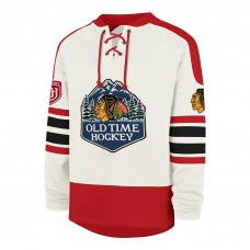 Chicago Blackhawks 47 Cream Pond Hockey Trio Eternal Lacer Sweatshirt