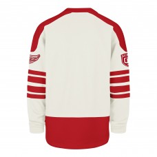 Detroit Red Wings 47 Cream Pond Hockey Trio Eternal Lacer Sweatshirt