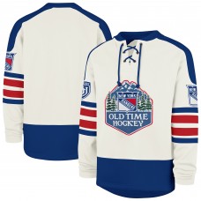 New York Rangers 47 Cream Pond Hockey Trio Eternal Lacer Sweatshirt New York Rangers 47 Cream Pond Hockey Trio Eternal Lacer Sweatshirt