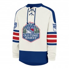 New York Rangers 47 Cream Pond Hockey Trio Eternal Lacer Sweatshirt New York Rangers 47 Cream Pond Hockey Trio Eternal Lacer Sweatshirt