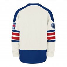 New York Rangers 47 Cream Pond Hockey Trio Eternal Lacer Sweatshirt New York Rangers 47 Cream Pond Hockey Trio Eternal Lacer Sweatshirt