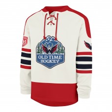 Washington Capitals 47 Cream Pond Hockey Trio Eternal Lacer Sweatshirt
