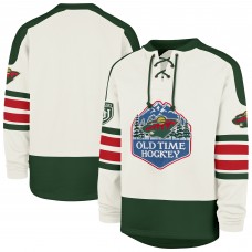 Minnesota Wild 47 Cream Pond Hockey Trio Eternal Lacer Sweatshirt