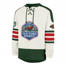 Minnesota Wild 47 Cream Pond Hockey Trio Eternal Lacer Sweatshirt
