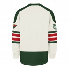Minnesota Wild 47 Cream Pond Hockey Trio Eternal Lacer Sweatshirt
