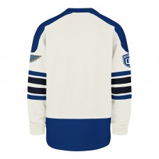 St. Louis Blues 47 Cream Pond Hockey Trio Eternal Lacer Sweatshirt