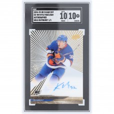Kyle MacLean New York Islanders Autographed 2024-25 Upper Deck Clear Cut Gold Outburst #CC-KM #1/1 SGC Authenticated 10/10 Rookie Card Kyle MacLean New York Islanders Autographed 2024-25 Upper Deck Clear Cut Gold Outburst #CC-KM #1/1 SGC Authenticated 10/10 Rookie Card