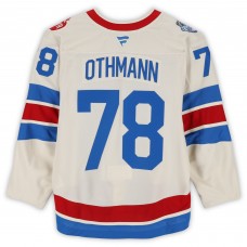 Brennan Othmann New York Rangers Fanatics Authentic Player-Issued #78 Beige Fanatics Premium Jersey vs. Florida Panthers on January 2, 2026 - NHL Winter Classic - Worn During Photos