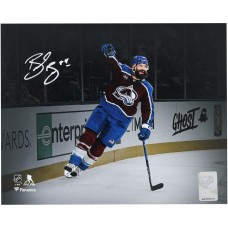 Brent Burns Colorado Avalanche Autographed Fanatics Authentic 8 x 10 Burgundy Jersey Celebration Spotlight Photograph