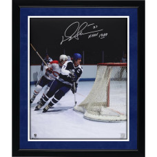 Фото с автографом Darryl Sittler Toronto Maple Leafs Fanatics Authentic 16" x 20" Blue Jersey Skating with "HHOF 1989" Inscription Фото с автографом Darryl Sittler Toronto Maple Leafs Fanatics Authentic 16" x 20" Blue Jersey Skating with "HHOF 1989" Inscription