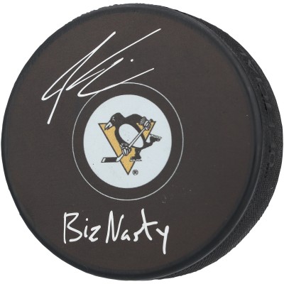 Paul Bissonnette Pittsburgh Penguins Autographed Fanatics Authentic Hockey Puck with BizNasty Inscription