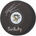Paul Bissonnette Pittsburgh Penguins Autographed Fanatics Authentic Hockey Puck with BizNasty Inscription