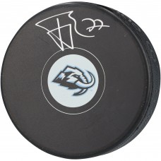 JJ Peterka Utah Mammoth Autographed Fanatics Authentic Hockey Puck