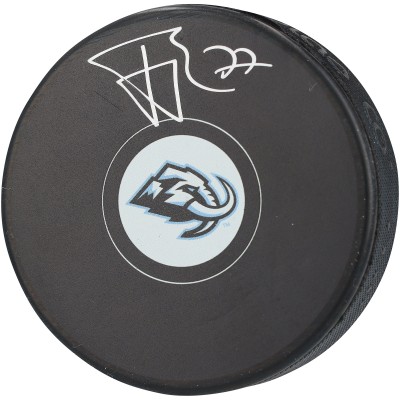 JJ Peterka Utah Mammoth Autographed Fanatics Authentic Hockey Puck