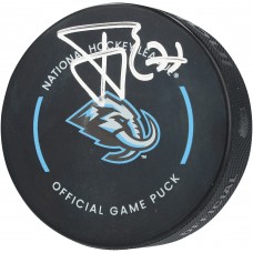JJ Peterka Utah Mammoth Autographed Fanatics Authentic Official Game Puck