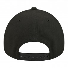 Подростковая Winnipeg Jets New Era Black 9FORTY A-Frame Adjustable Hat