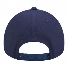 Подростковая Nashville Predators New Era Navy 9FORTY A-Frame Adjustable Hat