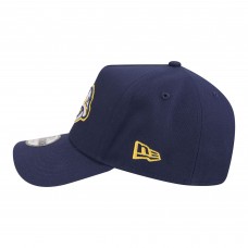 Подростковая Nashville Predators New Era Navy 9FORTY A-Frame Adjustable Hat