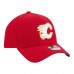 Подростковая Calgary Flames New Era Red 9FORTY A-Frame Adjustable Hat