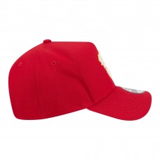 Подростковая Calgary Flames New Era Red 9FORTY A-Frame Adjustable Hat