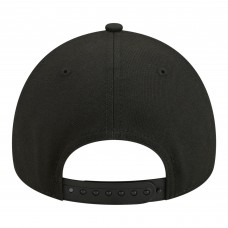 Подростковая Anaheim Ducks New Era Black 9FORTY A-Frame Adjustable Hat