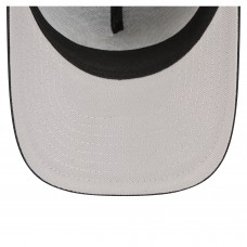 Подростковая Anaheim Ducks New Era Black 9FORTY A-Frame Adjustable Hat