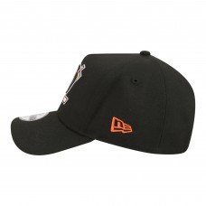 Подростковая Anaheim Ducks New Era Black 9FORTY A-Frame Adjustable Hat
